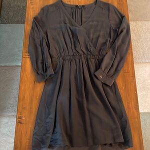 EUC Madewell mini long sleeve dress in gray size 0